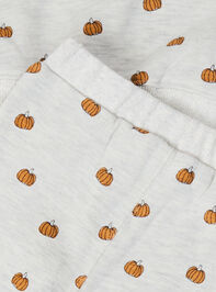 Pumpkin Hollow Top and Pants Set by Mudpie Detail 2 - TULLABEE