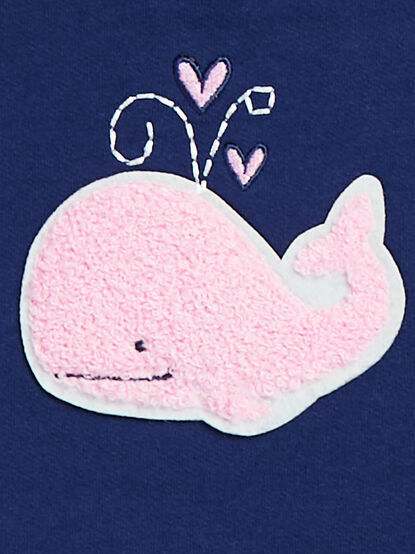 Bubbly Whale French Terry Bubble - TULLABEE