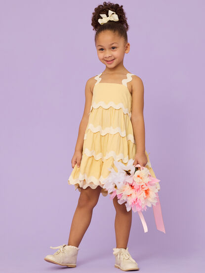 Reagan Ric Rac Dress by Rylee + Cru - TULLABEE