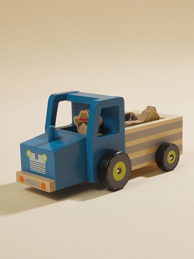 Wood Tractor Toy Set by Mudpie - TULLABEE
