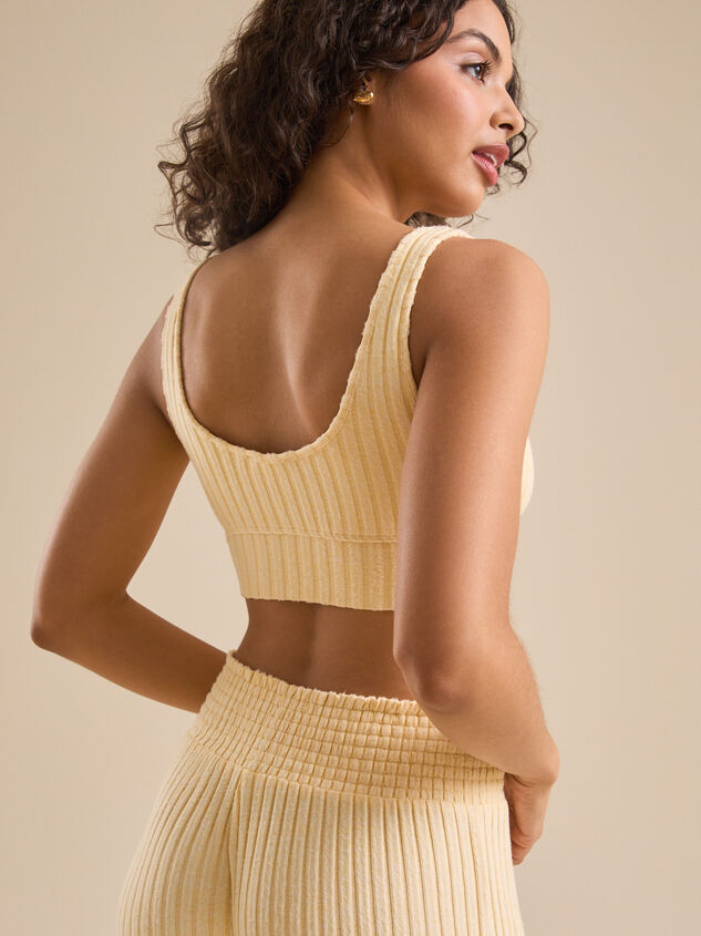 Kara Silky Rib Lounge Top Detail 5 - TULLABEE