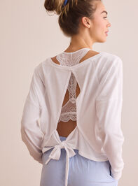 Moonlit Circle Back Long Sleeve Detail 2 - TULLABEE