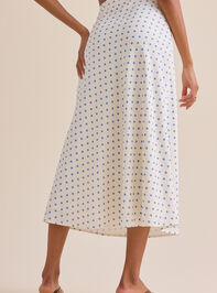 Ellie Polka Dot Maxi Skirt Detail 5 - TULLABEE