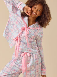 Isabelle Tie-Front Sleep Top Detail 3 - TULLABEE