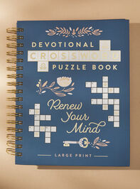 Renew Your Mind Devotional Crossword Puzzle Book - TULLABEE
