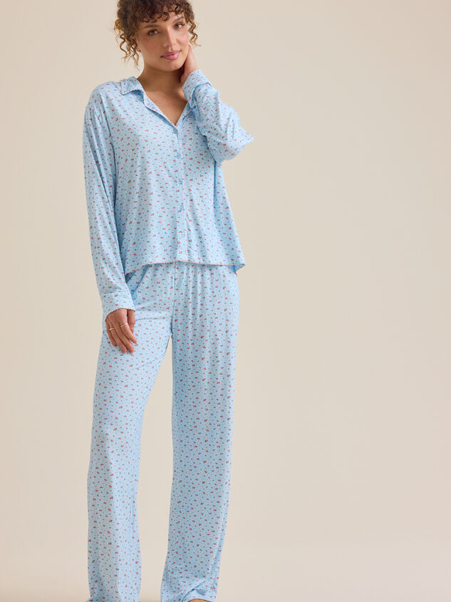 Piper Floral and Fruit Sleep Top - TULLABEE