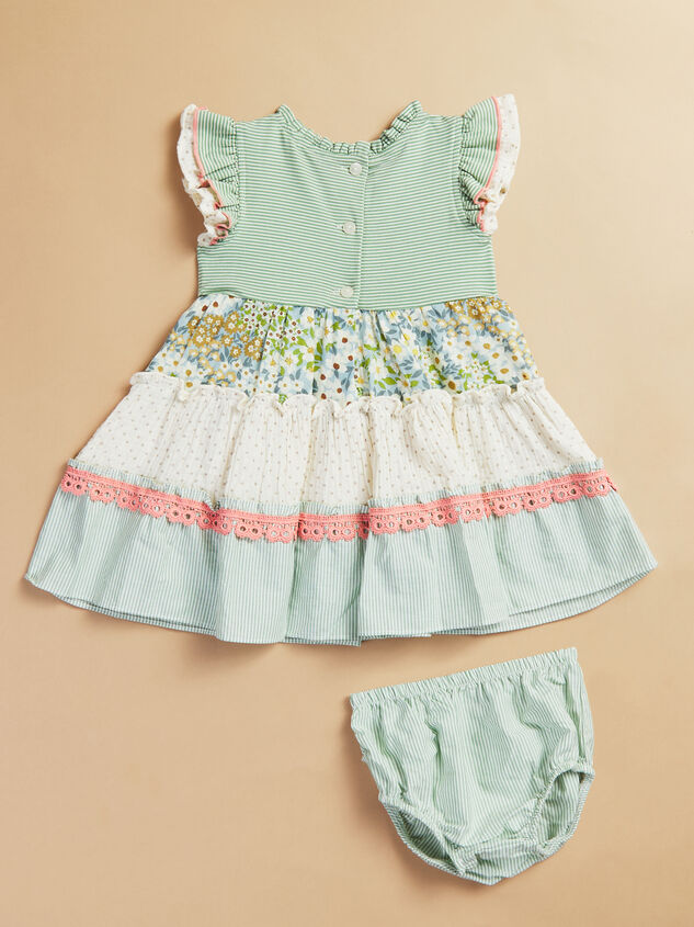 Fay Tiered Baby Dress Detail 3 - TULLABEE