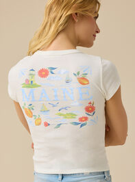 Maine Fruit Baby Tee Detail 2 - TULLABEE