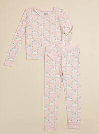 Sleepy Bunny Lounge Set Detail 2 - TULLABEE