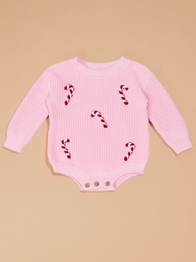 Candy Cane Sweater Bubble by Mudpie - TULLABEE