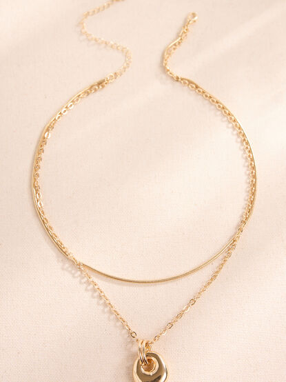 Layered Snake Chain Necklace - TULLABEE