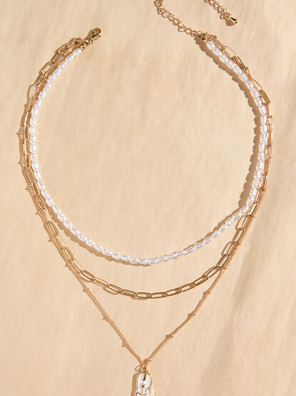 Cowboy Pearl Necklace - TULLABEE