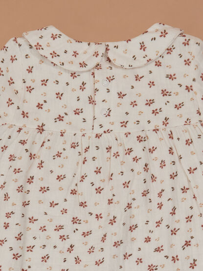 Carrie Collared Floral Dress - TULLABEE