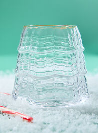 Christmas Tree Wine Glass Detail 3 - TULLABEE