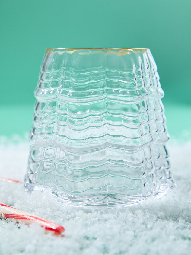 Christmas Tree Wine Glass Detail 3 - TULLABEE