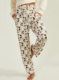 Spooky Cutie Adult Lounge Pants Detail 3 - TULLABEE