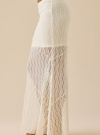 Aurora Lace Midi Skirt Detail 3 - TULLABEE