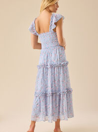 Blair Floral Maxi Dress Detail 4 - TULLABEE