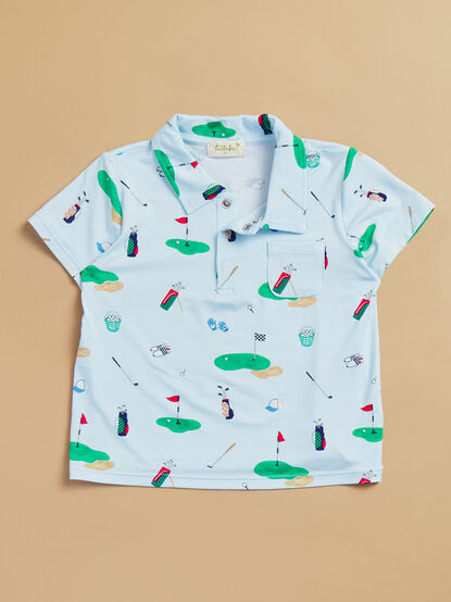 Golf Things Toddler Polo and Shorts Set - TULLABEE