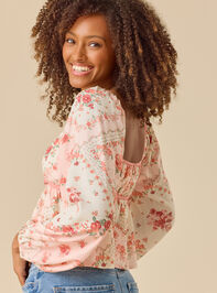 Grayson Patch Print Top Detail 2 - TULLABEE