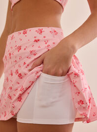 Serves Up Floral Skort Detail 5 - TULLABEE