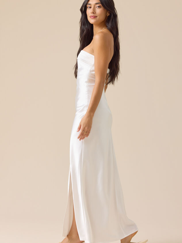 Paityn Strapless Maxi Dress Detail 3 - TULLABEE