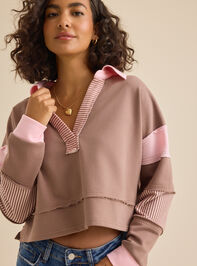 Blake Cropped Polo Pullover - TULLABEE