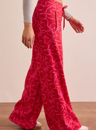 Supersoft Wide Leg Bow Pants Detail 4 - TULLABEE