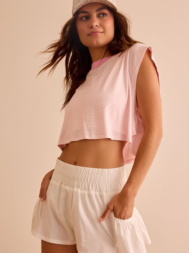 Way It Goes Striped Tee Detail 3 - TULLABEE