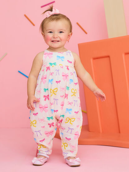 Aria Colorful Bows Tie Back Jumper - TULLABEE