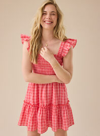 Lisa Mama Plaid Dress Detail 2 - TULLABEE