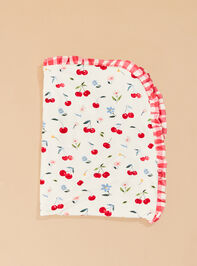 Cherries Gingham Blanket - TULLABEE