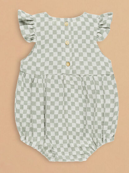 Amelia Check Romper by Rylee + Cru - TULLABEE