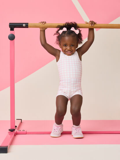 Lena Gingham Unitard - TULLABEE