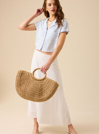 Cassandra Button-Up Top Detail 2 - TULLABEE