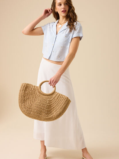 Cassandra Button-Up Top - TULLABEE