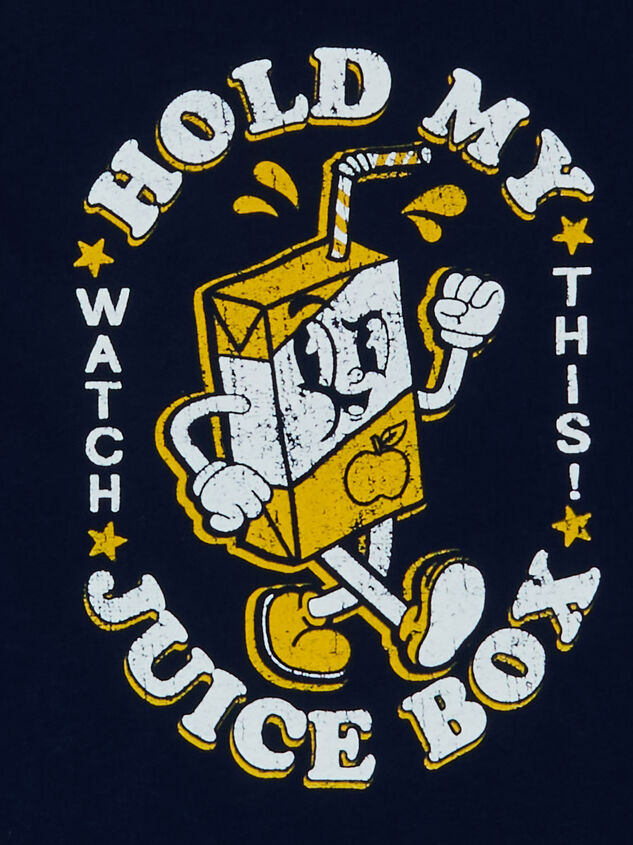 Hold My Juice Box Tee Detail 2 - TULLABEE