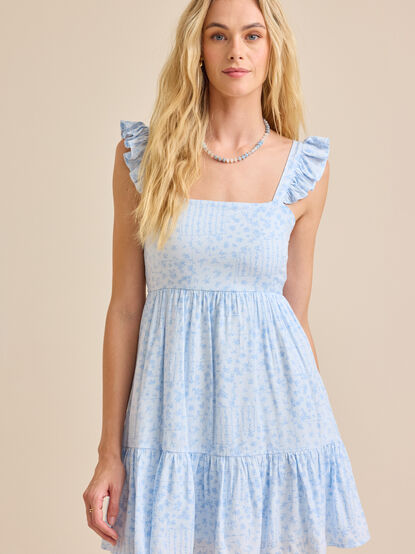 Zari Floral Mini Dress - TULLABEE