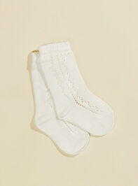 Eleanor Pointelle Socks - TULLABEE