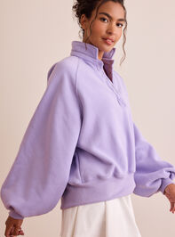 Peak Balloon Sleeve Pullover Detail 3 - TULLABEE