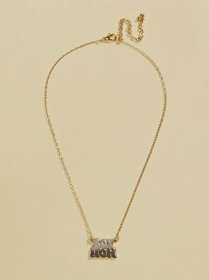 Boy Mom Necklace - TULLABEE