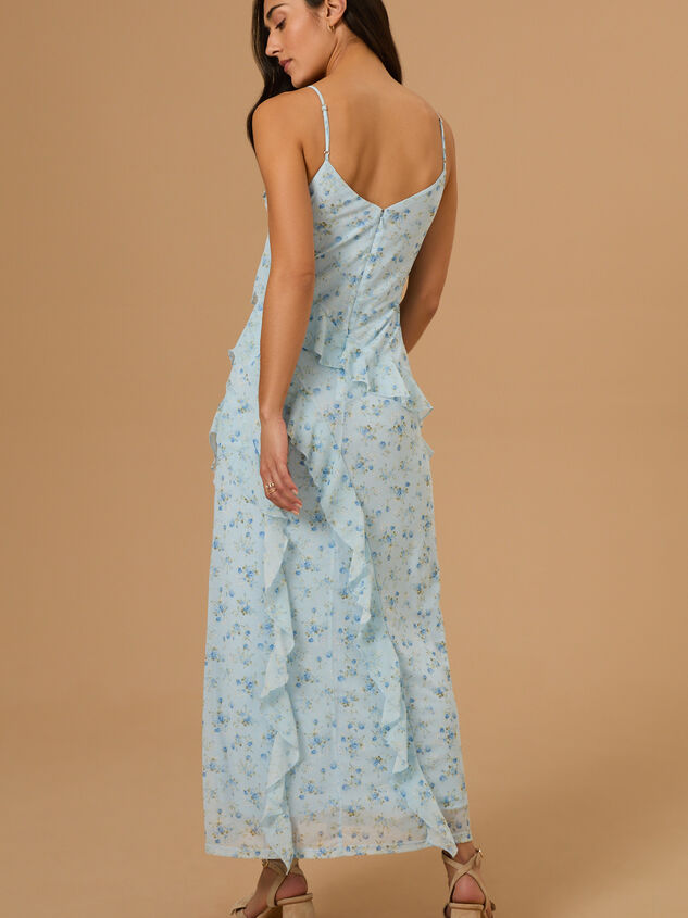 Ivy Floral Maxi Dress Detail 4 - TULLABEE