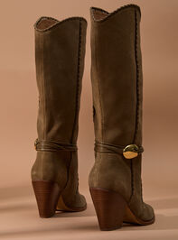 Jody Suede Western Boots Detail 4 - TULLABEE