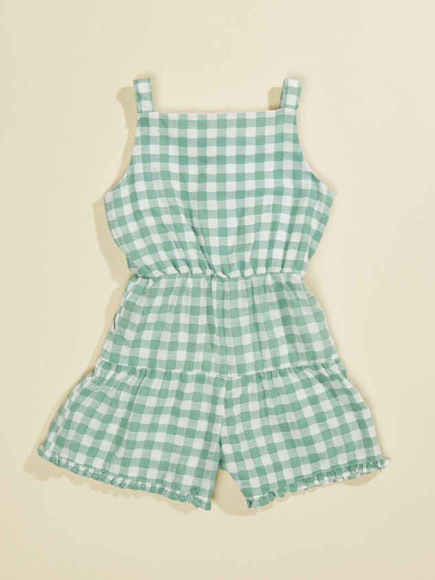 Valeria Gingham Romper by Vignette Detail 2 - TULLABEE