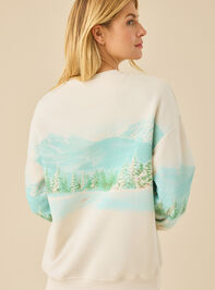 Snowy Horse Pullover Detail 4 - TULLABEE