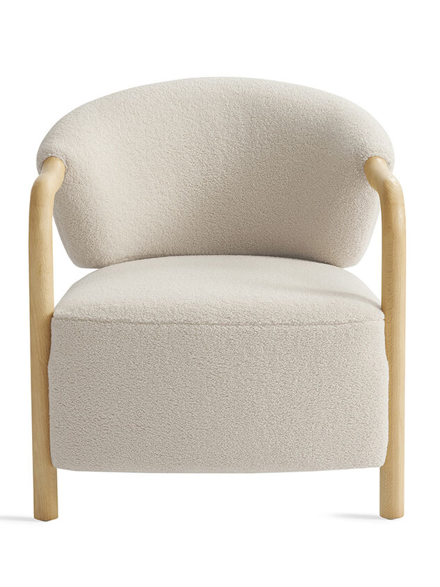 Miley Wood & Upholstered Chair - TULLABEE