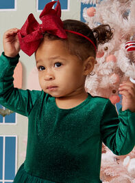 Glitter Bow Headband - TULLABEE