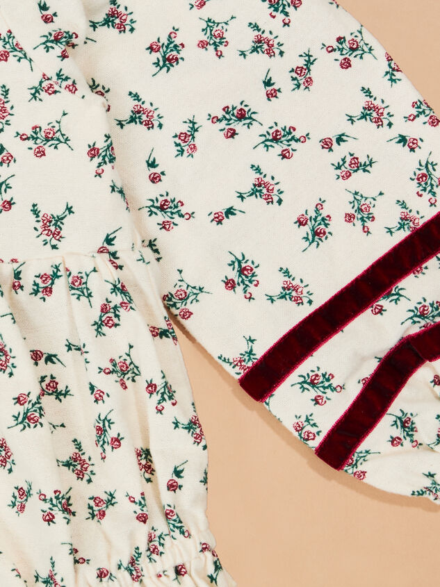 Ella Floral Velvet Bubble Detail 2 - TULLABEE