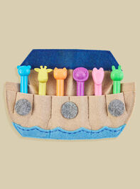 Noah's Ark Crayon Holder Set by MudPie - TULLABEE