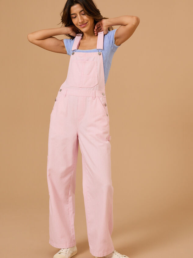 Brie Striped Overalls - TULLABEE